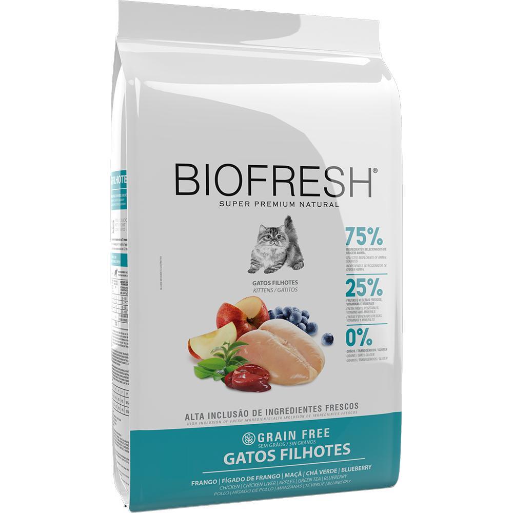 Ração Seca Biofresh Frango, Fígado de Frango, Maçã, Chá Verde e Blueberry para Gatos Filhotes - 2