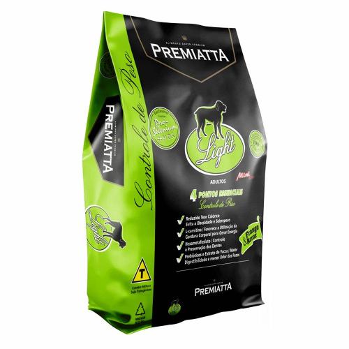 Ração Premiatta Nutri Care Mini Light Cães Adultos - 3 Kg