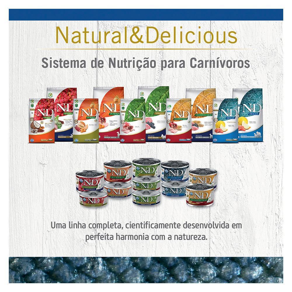 Ração Seca Farmina N&D Ocean Salmão e Melão para Cães Filhotes Raças Pequenas - 2,5 Kg - 5