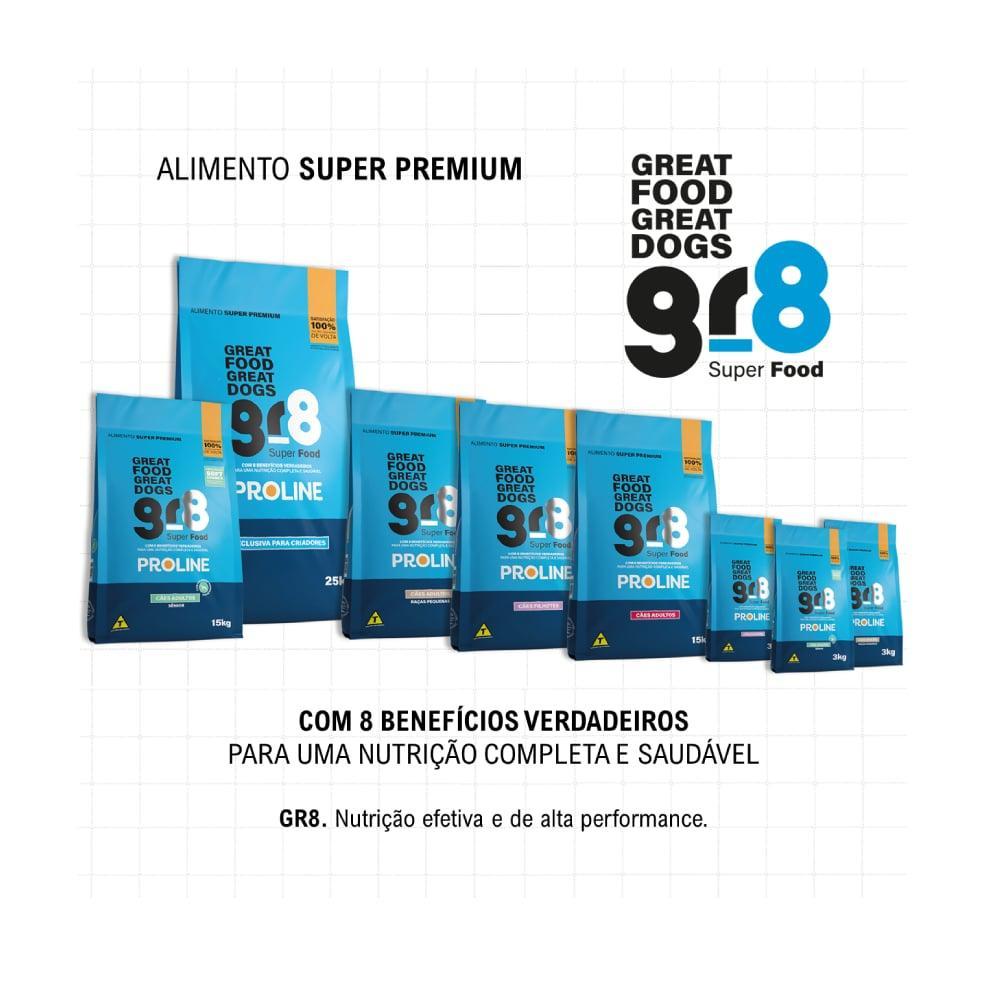 Ração Seca Gr8 Proline Frango para Cães Adultos - 15 Kg - 6