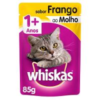 Ração Úmida Whiskas Sachê Frango ao Molho para Gatos Adultos - 1 Unidade - 1