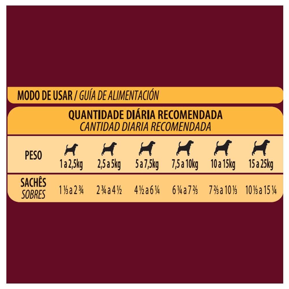 Ração Úmida GranPlus Sachê Gourmet Frango para Cães Adultos - 100 g - 6