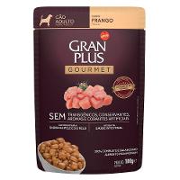 Ração Úmida GranPlus Sachê Gourmet Frango para Cães Adultos - 100 g - 1