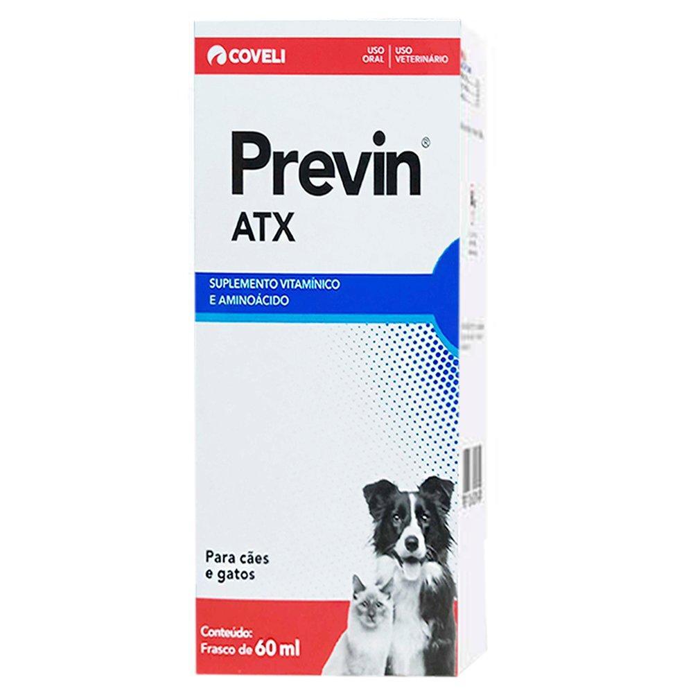 Suplemento Vitamínico Previn ATX para Cães e Gatos - 60 mL - 1