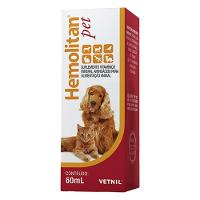 Suplemento Vitamínico Hemolitan Pet Gotas - 60 mL - 1