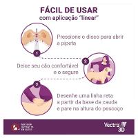 Vectra 3D Cães de 1,5 a 4 Kg 0,8 mL - Leve 3 Pague 2 - 6