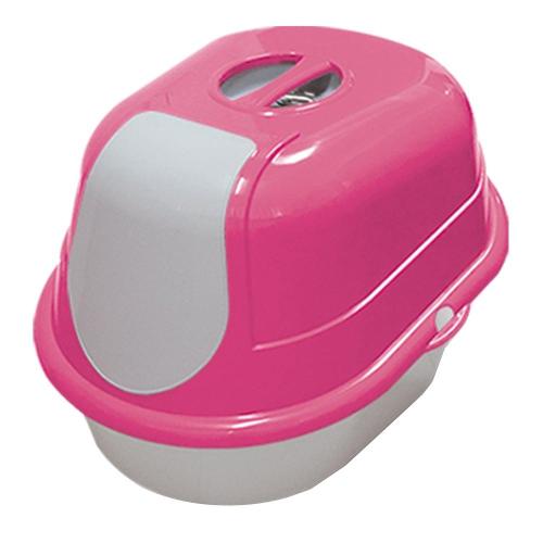 Banheiro Furacão Pet Cat Toalete Rosa para Gatos - Tam. Único