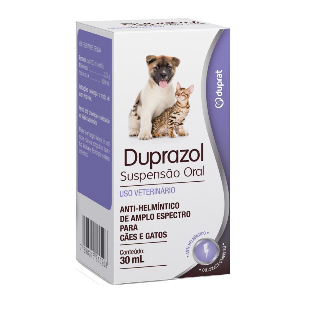 Anti-Helmintico Duprat Duprazol para Cães e Gatos - 30 mL - 1