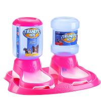 Kit Truqys Pets Automático Bandeja + Comedouro + Bebedouro - Rosa - 1