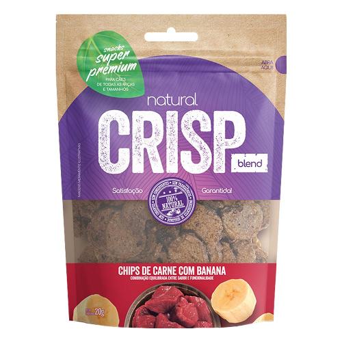 Petisco Natural Crisp Chips Carne com Banana - 20 g