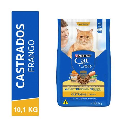 Ração Nestlé Purina Cat Chow para Gatos Castrados - 10,1 Kg