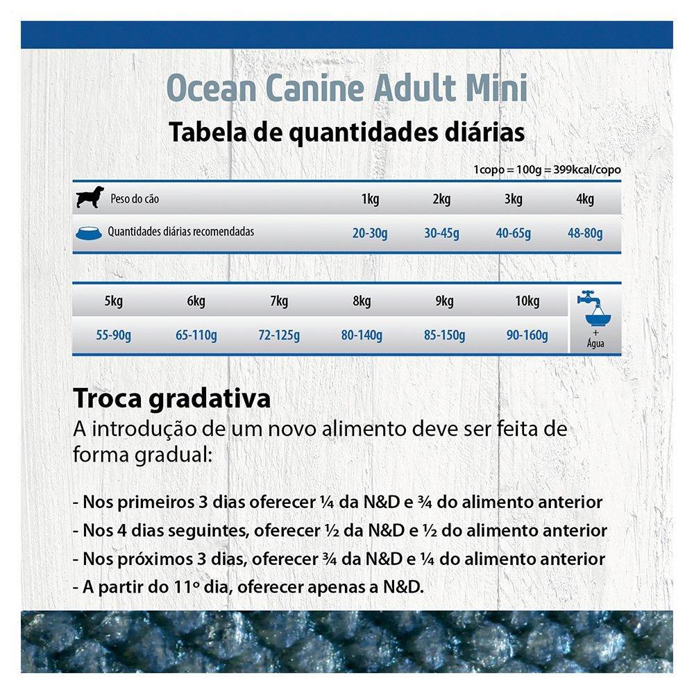Ração Seca Farmina N&D Ocean Salmão e Melão para Cães Adultos Raças Pequenas - 2,5 Kg - 8