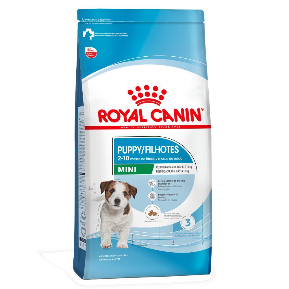 Ração Royal Canin Mini Junior para Cães Filhotes de Raças Pequenas de 2 a 10 Meses de Idade - 1 Kg - 1