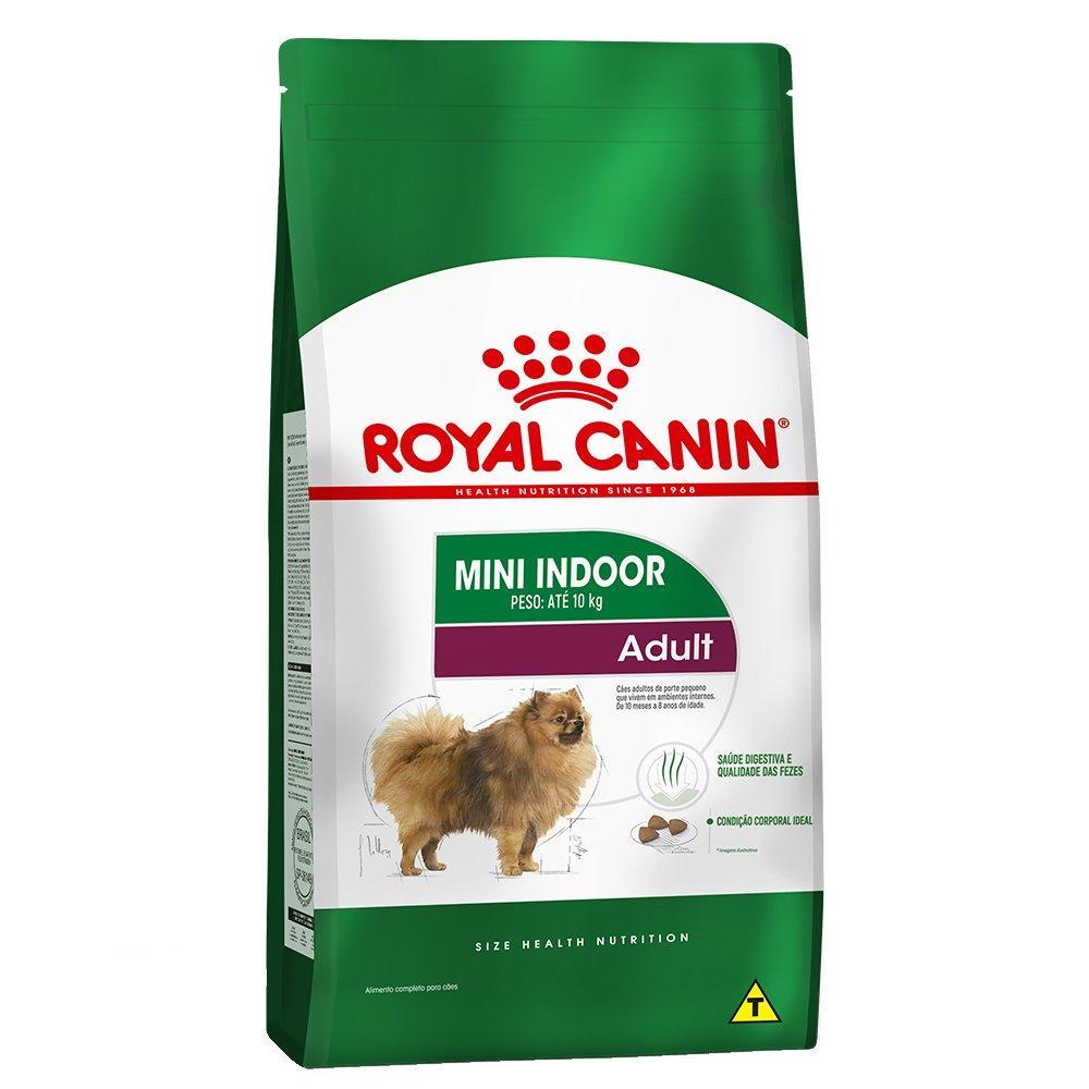 Ração Royal Canin Mini Indoor Adult para Cães Adultos Raças Pequenas com 10 Meses ou mais - 2,5 Kg - 1