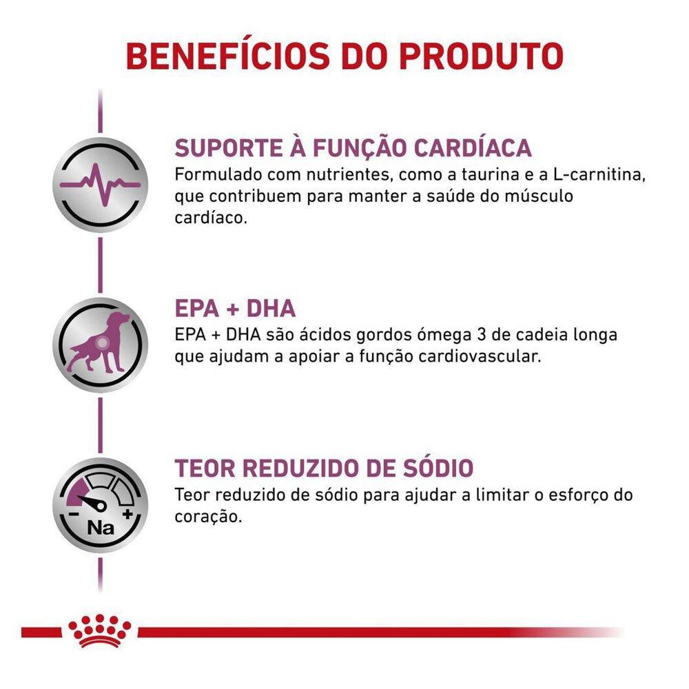 Ração Royal Canin Lata Canine Veterinary Diet Cardiac Wet para Cães com Doenças Cardíacas - 410 g - 5
