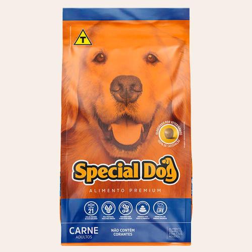 Ração Special Dog Premium Carne para Cães Adultos - 1 Kg