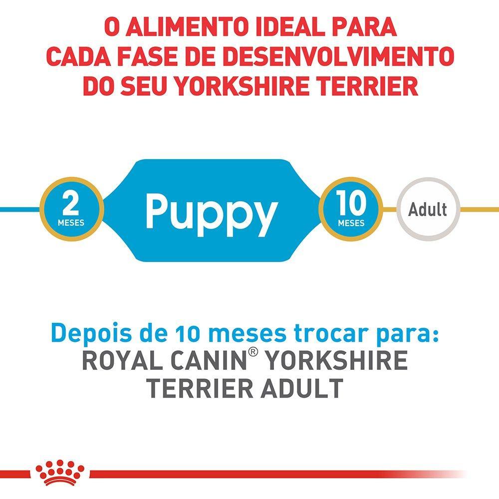Ração Royal Canin Puppy Yorkshire Cães Filhotes - 2,5 Kg - 4
