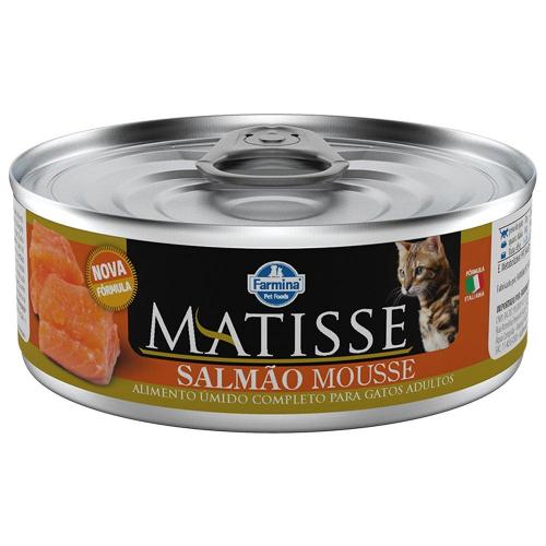 Ração Úmida Farmina Matisse Salmão Mousse para Gatos Adultos - 85 g