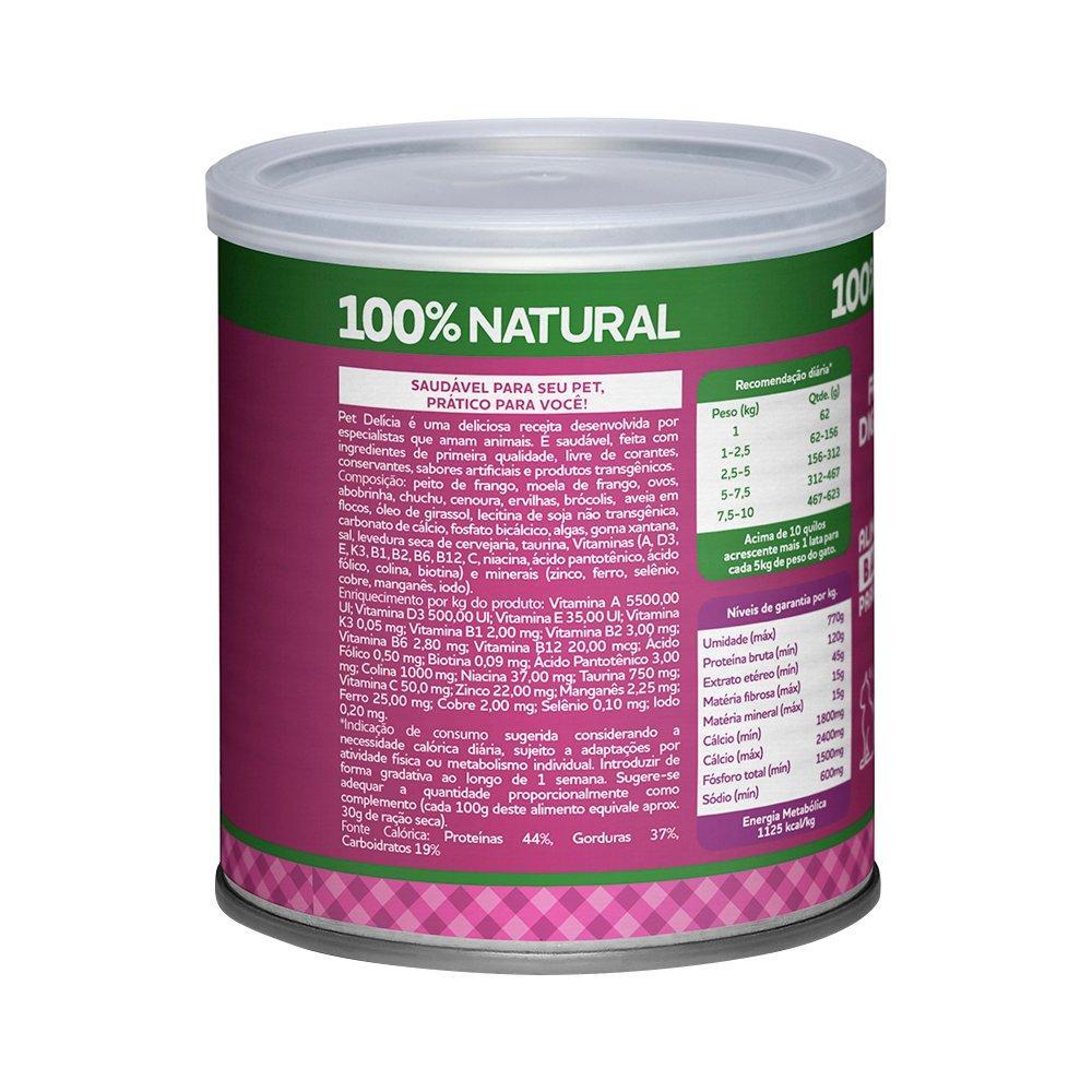Ração Úmida Pet Delícia Natural Maravilha de Frango - 320 g - 4