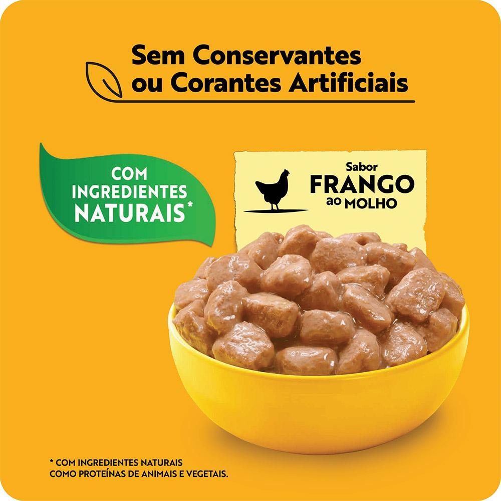 Ração Úmida Pedigree Sachê Frango ao Molho para Cães Adultos de Raças Pequenas - 100 g - 6