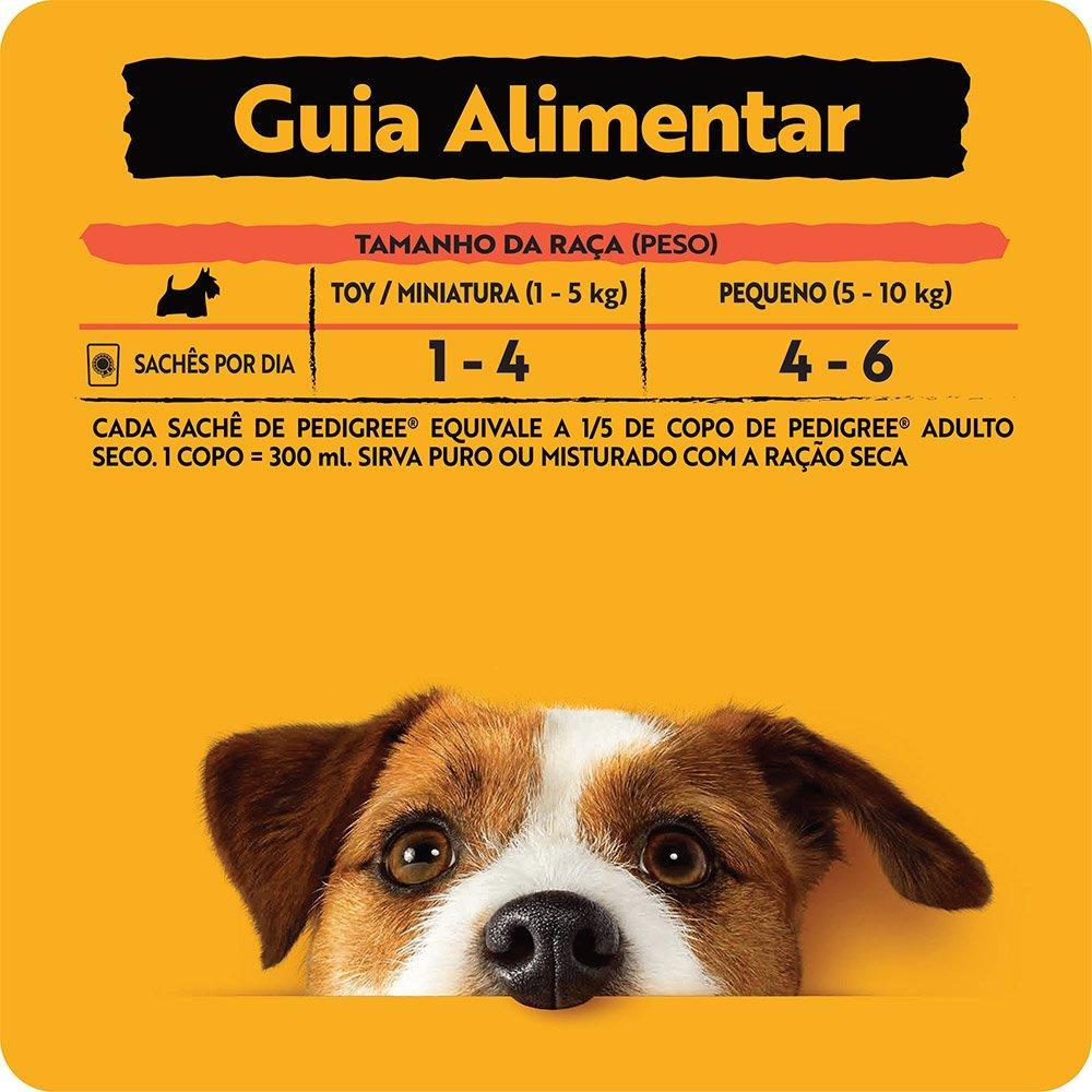 Ração Úmida Pedigree Sachê Frango ao Molho para Cães Adultos de Raças Pequenas - 100 g - 7