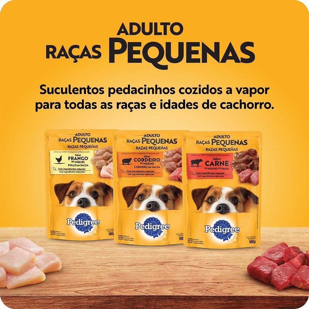 Ração Úmida Pedigree Sachê Frango ao Molho para Cães Adultos de Raças Pequenas - 100 g - 8