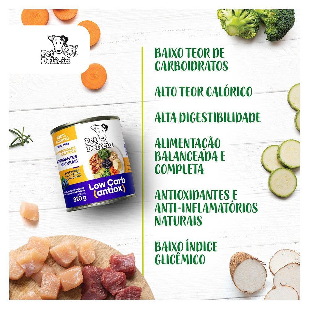 Ração Úmida Pet Delícia Natural Low Carb Antiox - 320 g - 5