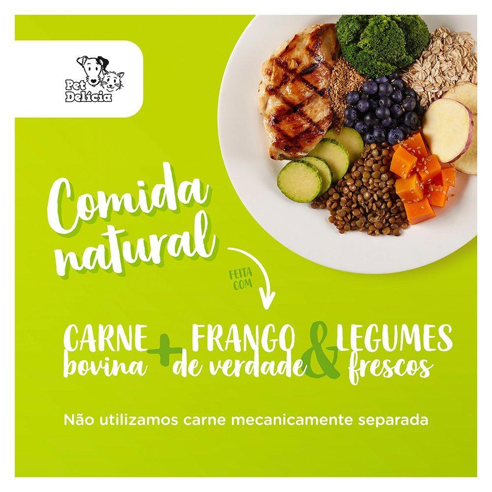 Ração Úmida Pet Delícia Natural Low Carb Antiox - 320 g - 6