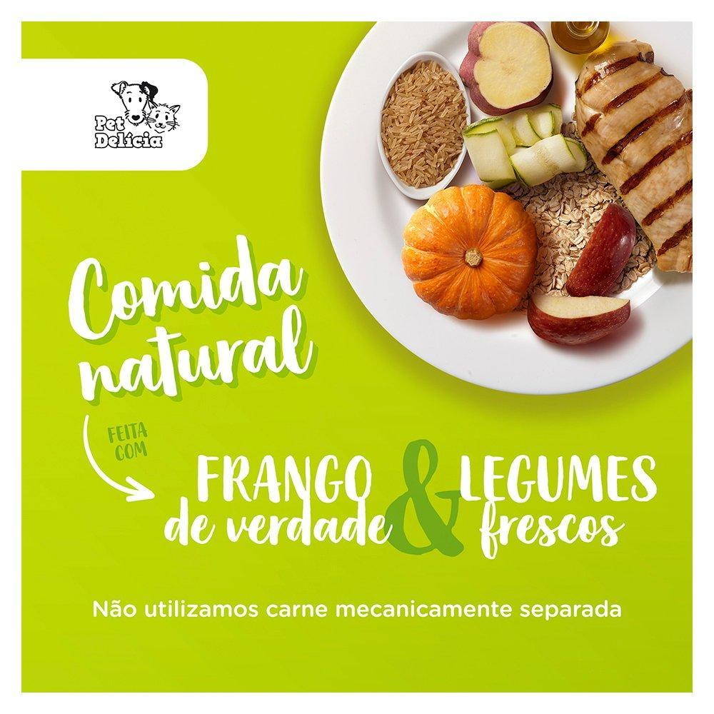 Ração Úmida Pet Delícia Natural Happy Oldies com Colágeno para Cães Sênior 7+ anos - 320 g - 4