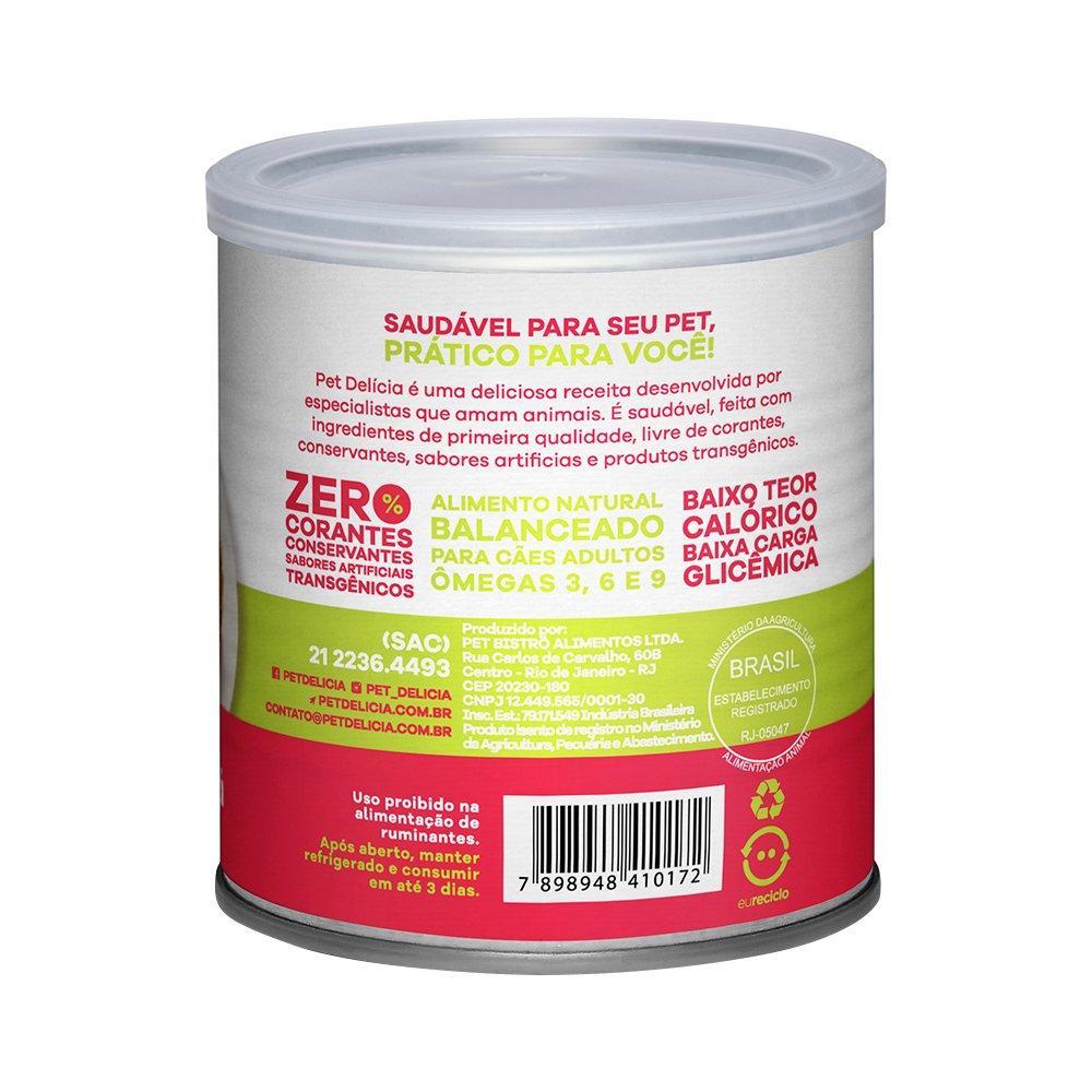 Ração Úmida Pet Delícia Natural Frango com Maçã Fit Light - 320 g - 2