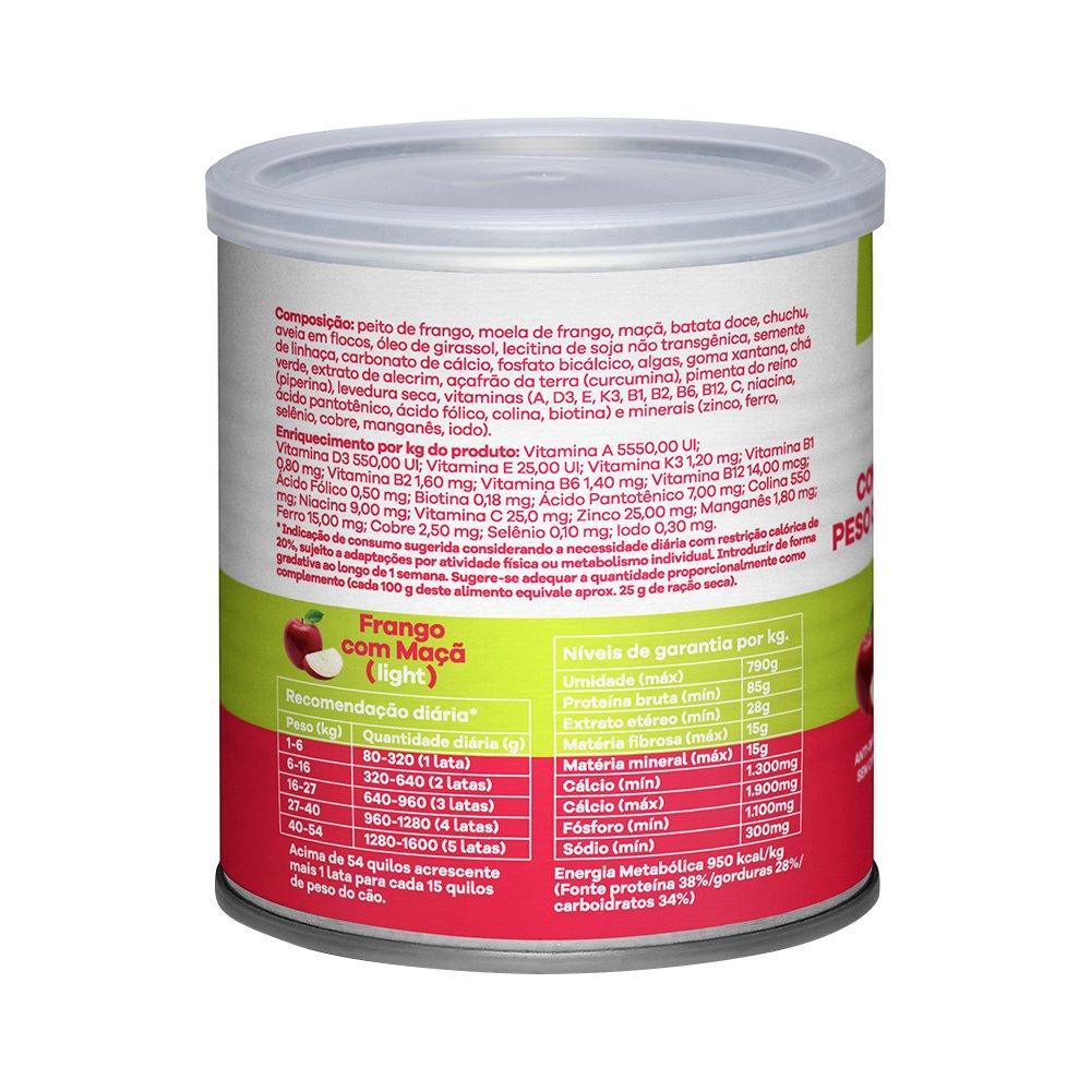 Ração Úmida Pet Delícia Natural Frango com Maçã Fit Light - 320 g - 3