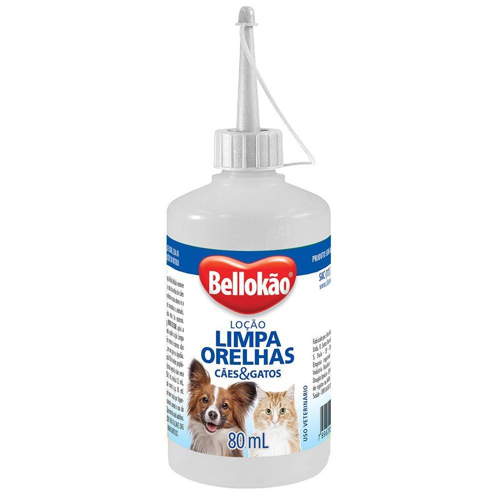 Loção Limpa Orelhas Bellokão Cães e Gatos - 80 mL - 1