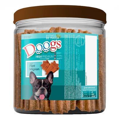 Petisco Doogs High Premium para Cães Adultos Sabor Filé Mignon - 800g