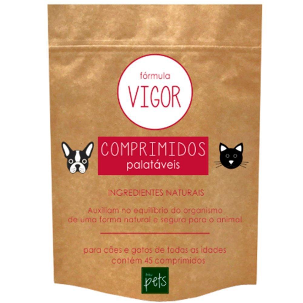 Suplemento Funcional Botica Animal Fórmula Vigor para Cães e Gatos - 45 Comprimidos - 1