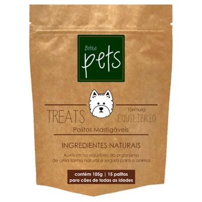 Palitos Mastigáveis Funcionais Botica Pet Treats Fórmula Equilíbrio para Cães - 15 Palitos