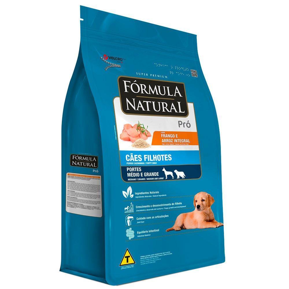 Ração  Pró Super Premium Sabor Frango e Arroz Integral para Cães Filhotes Raças Médias e Grandes - 4