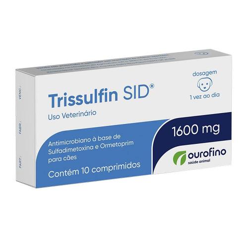 Antimicrobiano Ourofino Trissulfin Sid Cart - 1600 mg