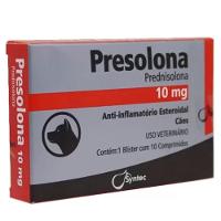 Anti-inflamatório Syntec Presolona Prednisolona Comprimidos para Cães - 10 mg - 1