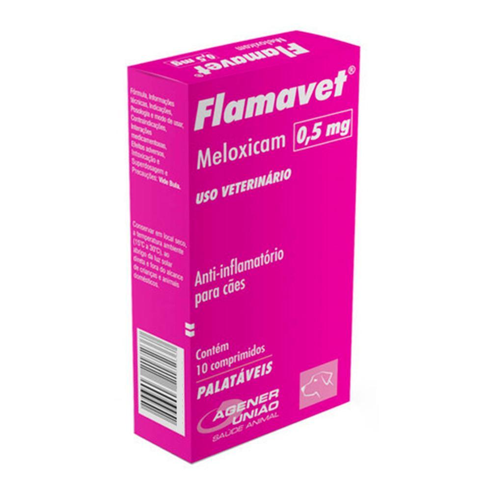 Anti-Inflamatório Agener União Flamavet para Cães - 0,5 mg - 1