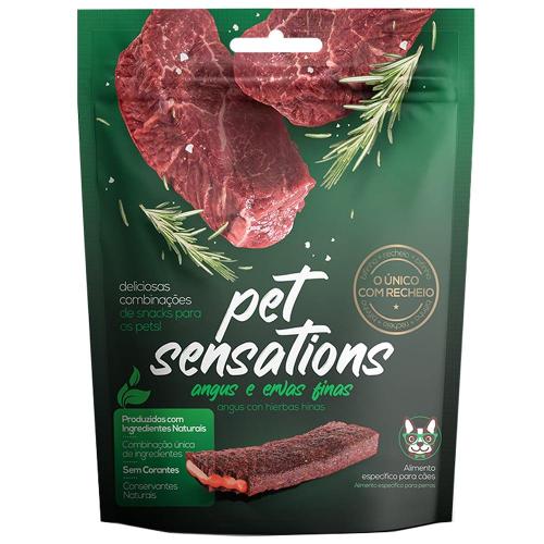 Bifinho Petitos Sensations para Cães Adultos Sabor Carne e Ervas Finas - 65g