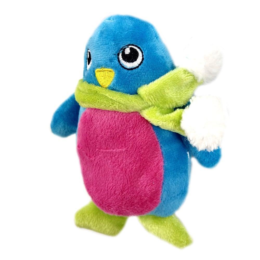Brinquedo Pelúcia Pinguim Colorido para Cães - Tam. Único - 2