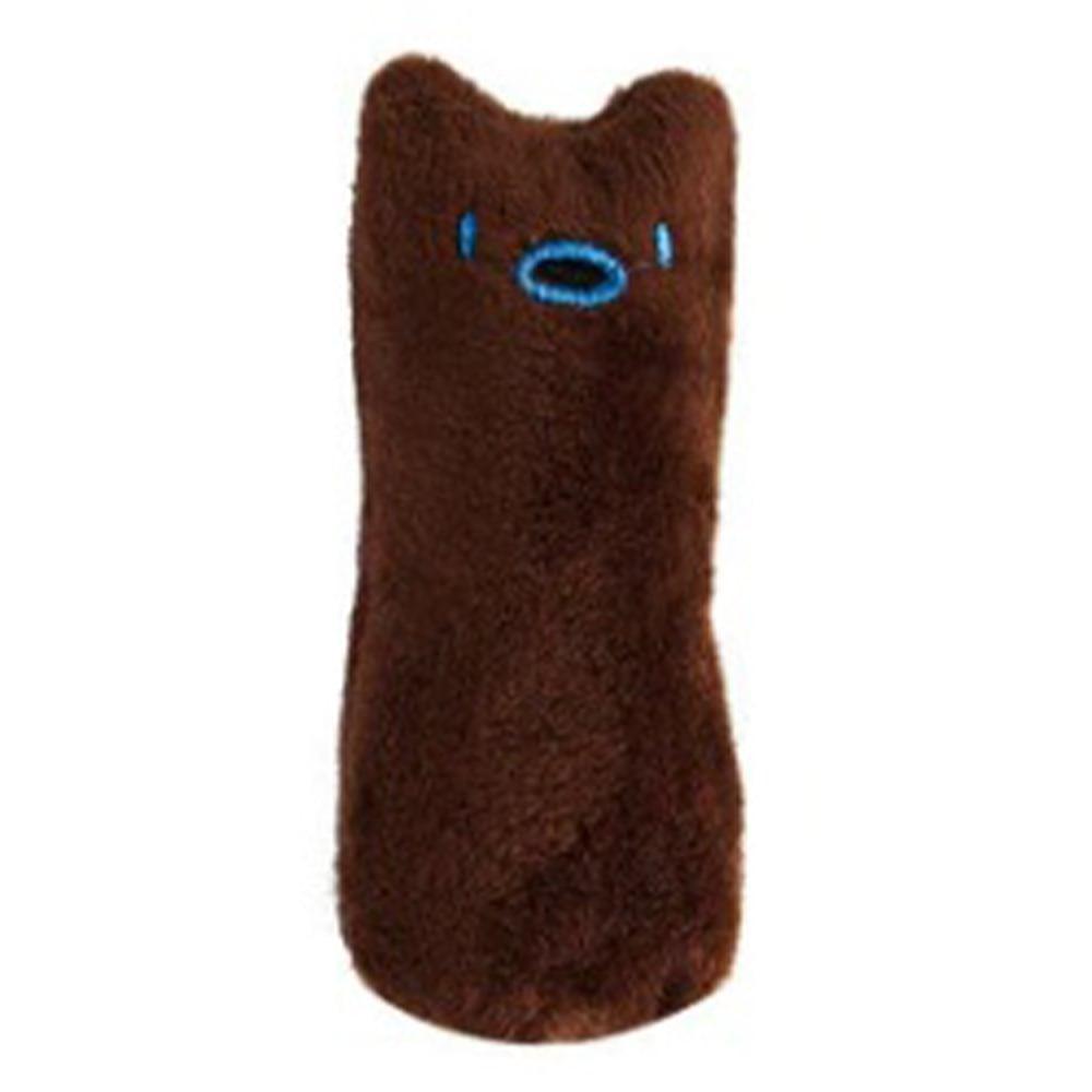 Brinquedo Pelúcia Larva Marrom para Gatos - Tam. Único - 1