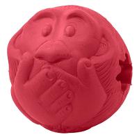 Bola Macaquinho Pet Games com Dispenser de Ração ou Petisco Vermelho - Tam. G - 1