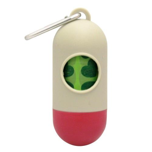 Kit Saquinhos Higienicos Cata-Caca com Dispenser GermanHart Eco Folhas - Tam. Único