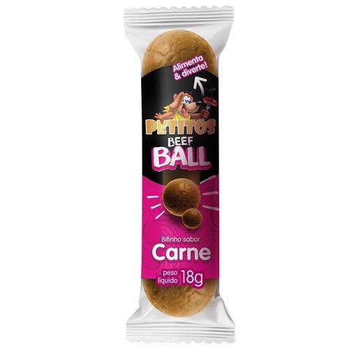 Petisco Petitos para Cães Sabor Carne - 18g