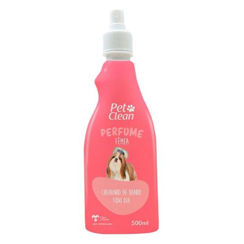 Perfume Pet Clean Fêmeas para Cães e Gatos - 500 mL