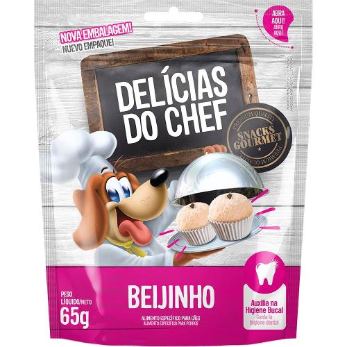 Petisco Petitos para Cães Adultos Sabor Beijinho - 65g