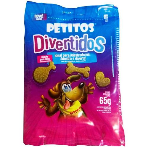 Petisco Petitos para Cães Adultos Sabor Banana e Carne - 65g