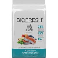 Ração Seca Biofresh Salmão, Maçãs, Chá Verde e Blueberry para Gatos Filhotes - 400 g - 1