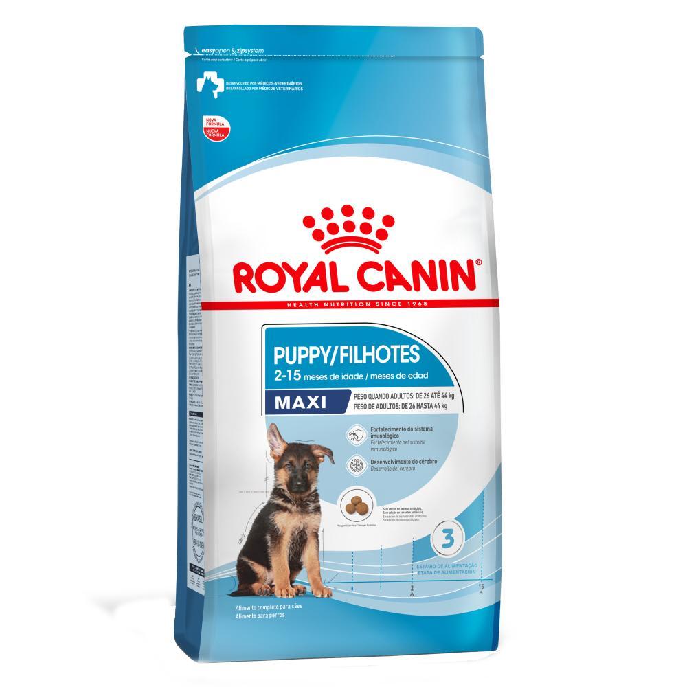 Ração Royal Canin Maxi Puppy para Cães Filhotes de Raças Grandes de 2 a 15 Meses de Idade - 4 Kg - 1